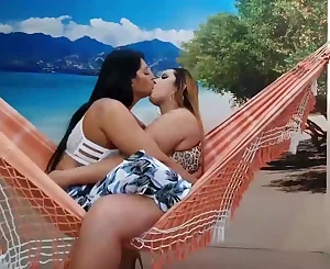 Voluptuous Lesbos Are Making Out While Is Watching